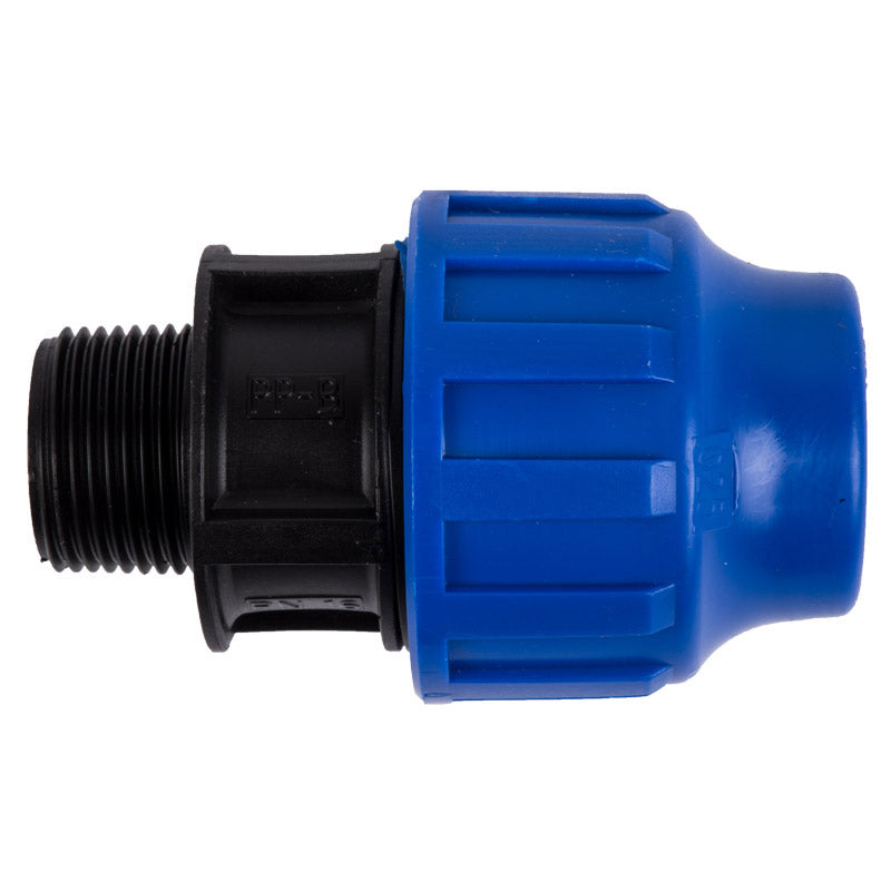 Plast Adaptor Compression Male 25 X1/2