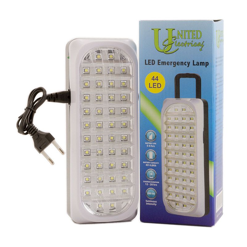 United Emergency Light Rechargeable 44 Led