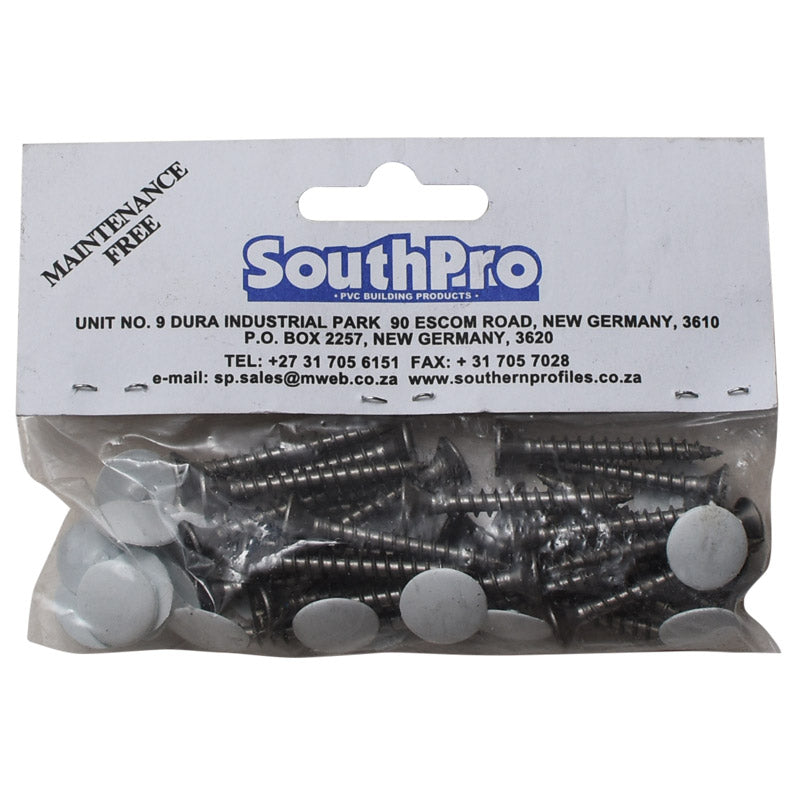 Pvc Board Fixing Screw & Cap (25/Bag)