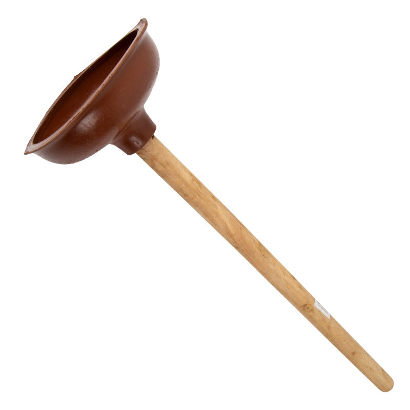 Force Cup Plunger 150 Mm Wooden Handle