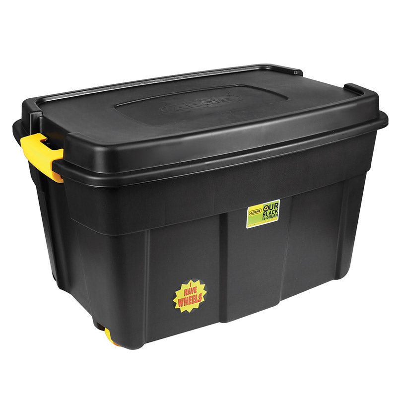 Addis Storage Box Plastic 110 L With Wheels