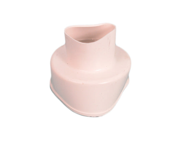 Flush Pipe Connector Rubber Cone Wht