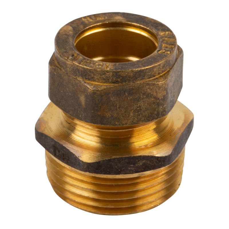 Compression Brass Coupler Cxmi 22 Mmx3/4 Sabs