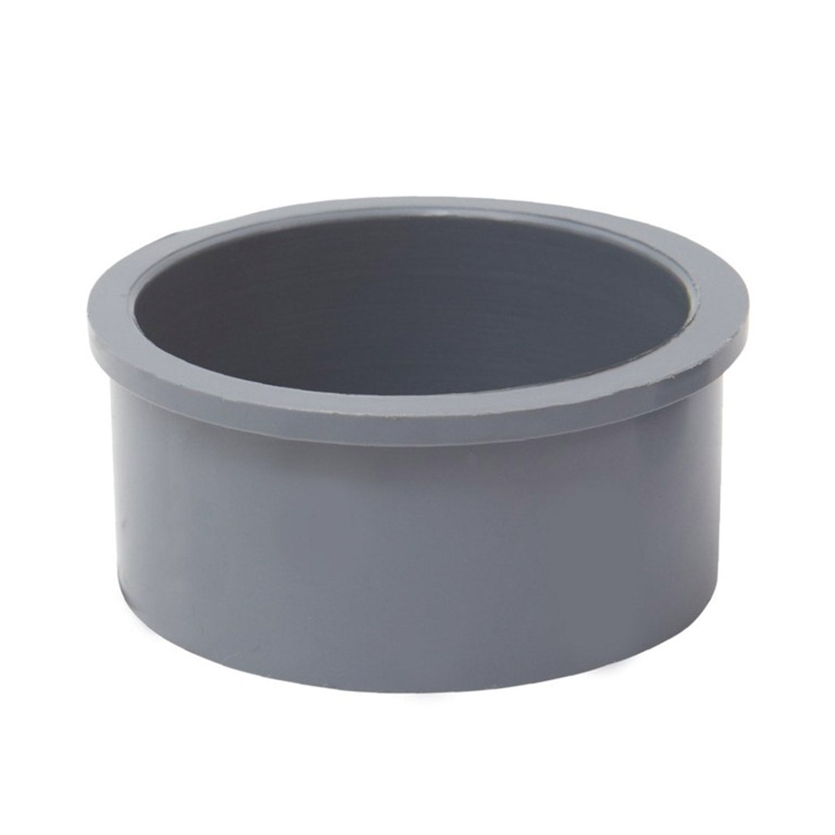 Blu52 End Cap Pvc Grey 50 Mm