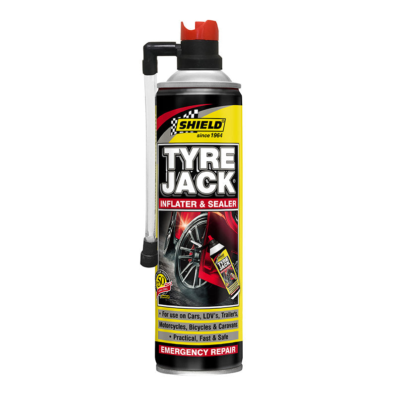 Shield Tyre Jack Emergency Tyre Inflator 340 Ml