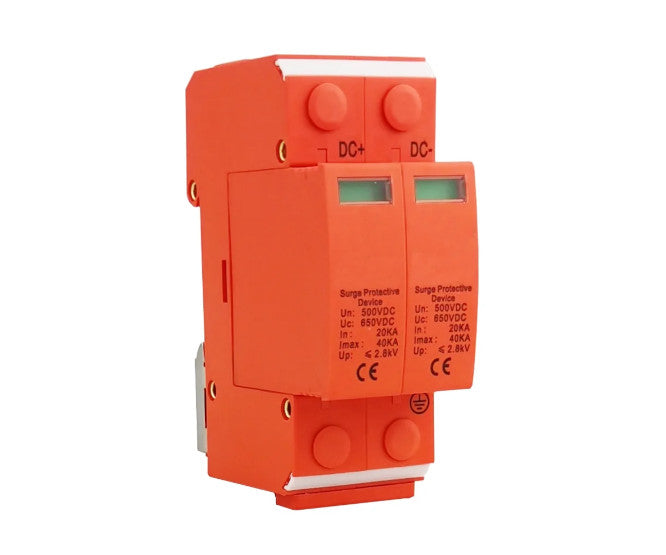 Surge Protection 40 Ka 2 P 500 Vdc With Indicator Dqsa Pv Com C40 500 2 P