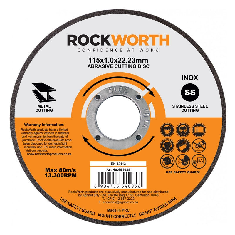 Rockworth Cutting Disc Slimline Steel 230 X2.0 Mm