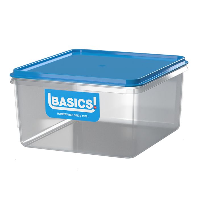 Basics Plastic Freezer Box Square 500 Ml